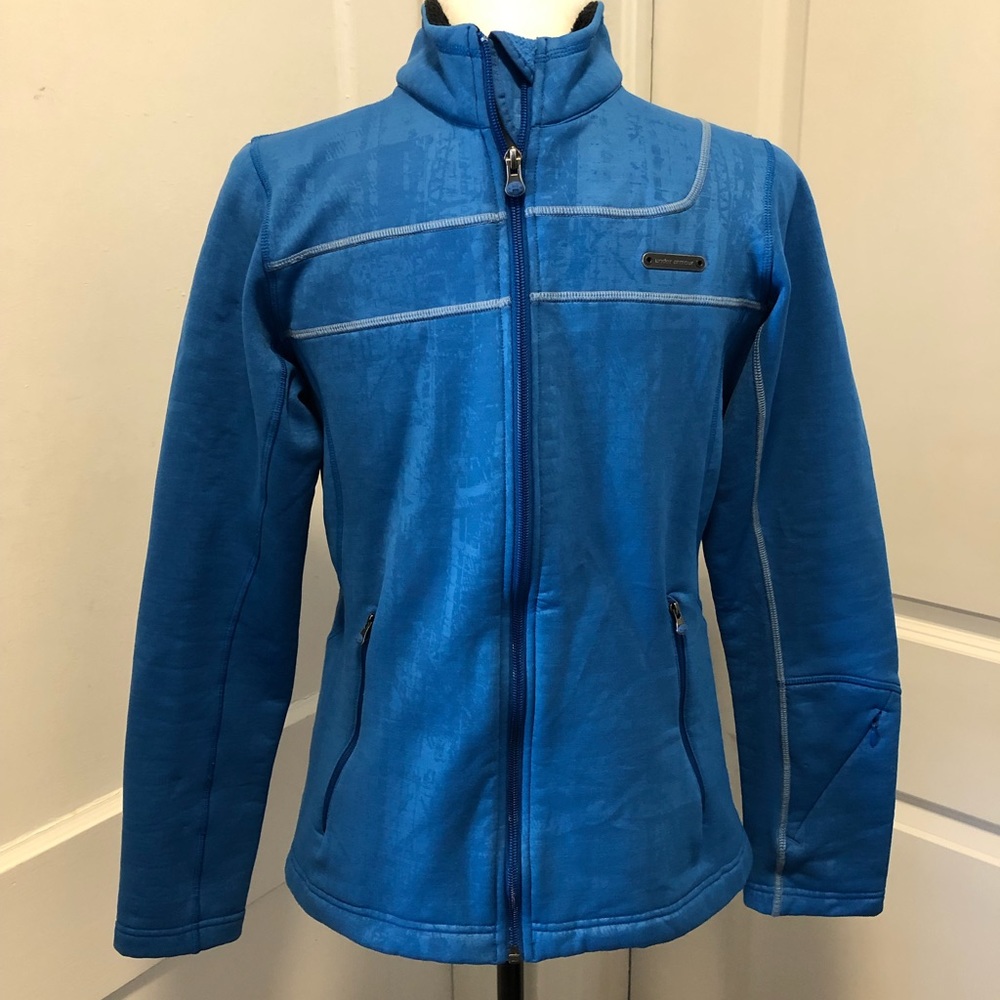 Under armor athletic full zip sweater size medium